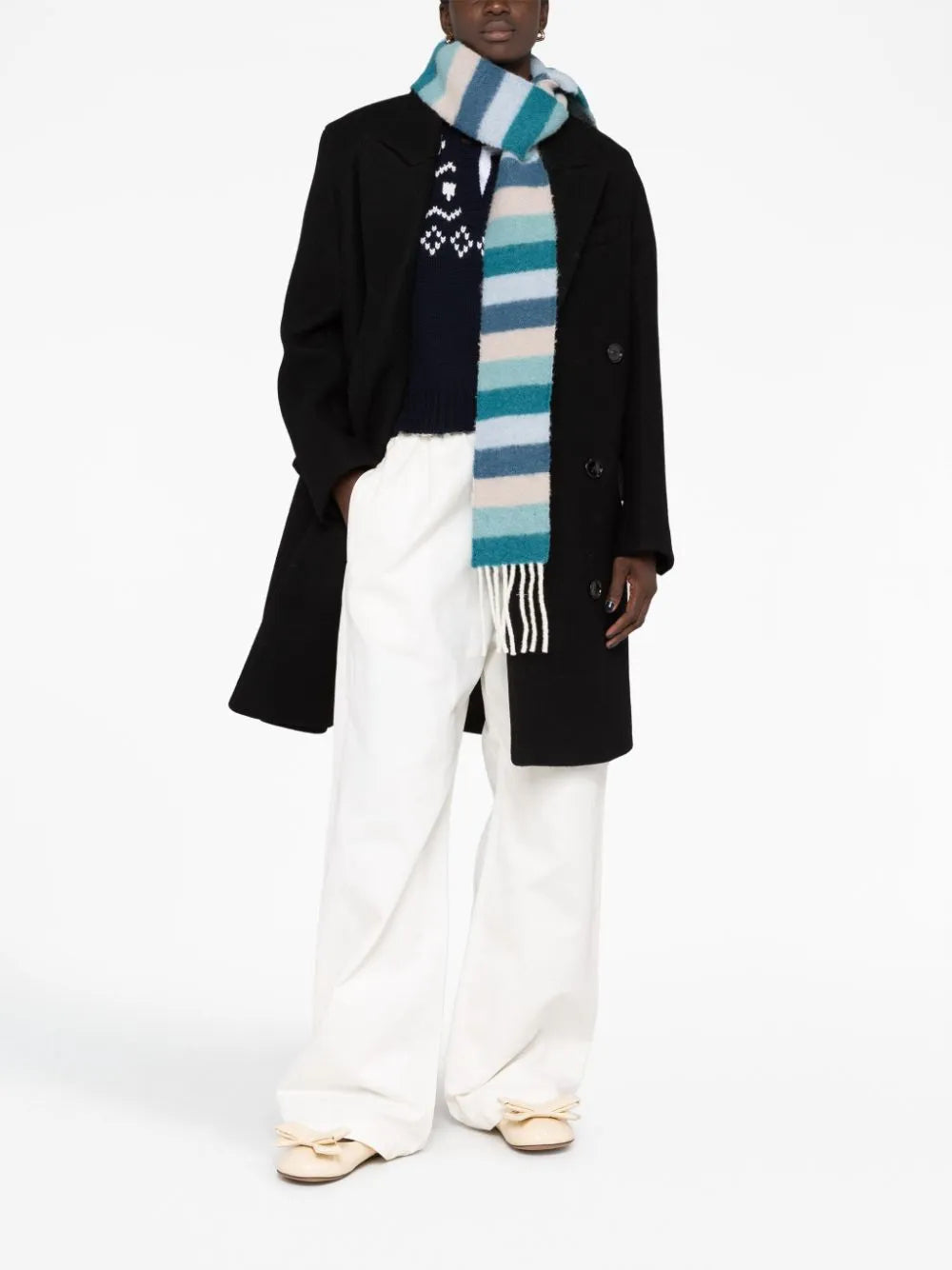 Double-Breasted Wool Coat