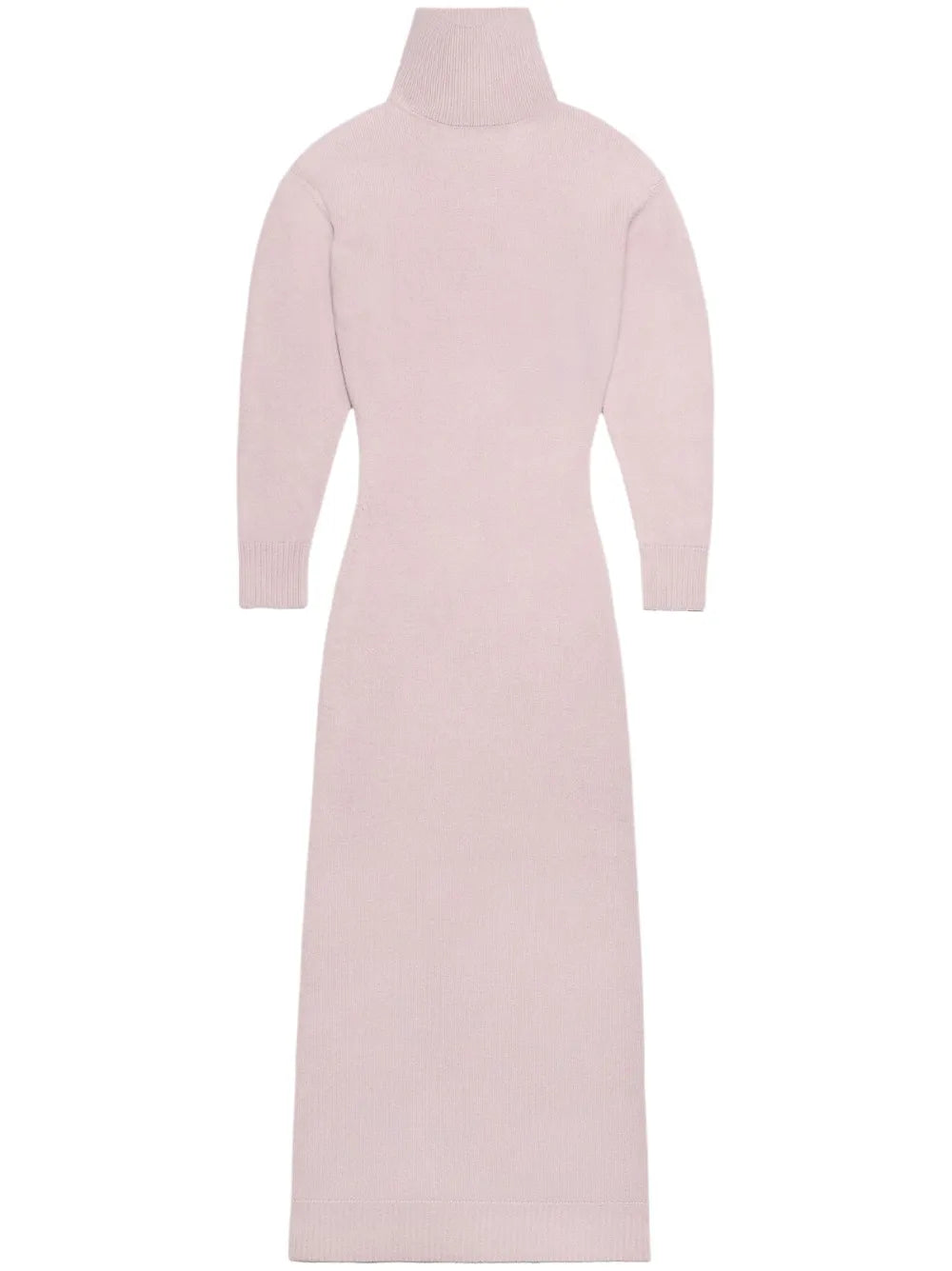 Elbow-Patch Knitted Maxi Dress