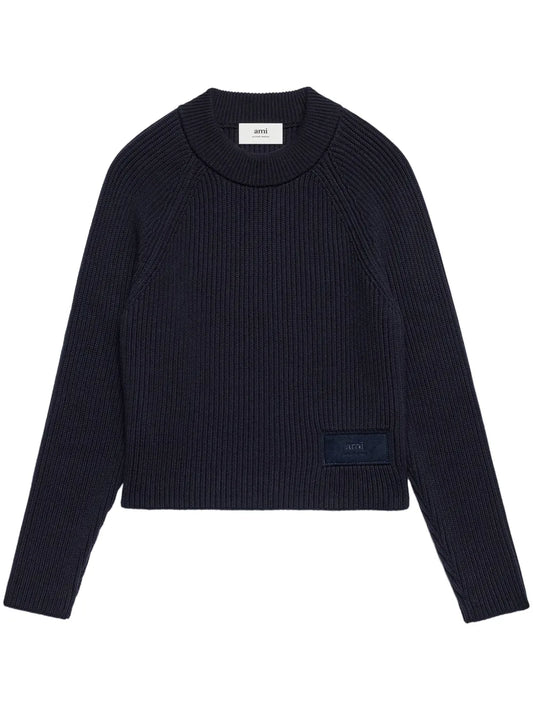 Logo-Patch Knitted Jumper
