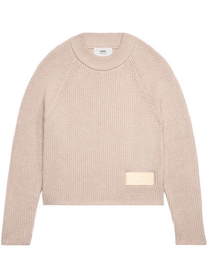 Logo-Patch Knitted Jumper