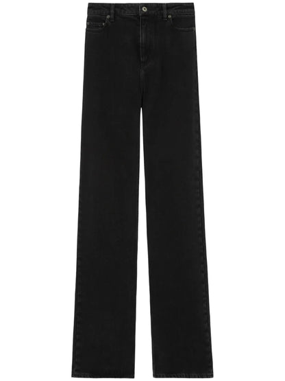 High-Rise Straight-Leg Jeans