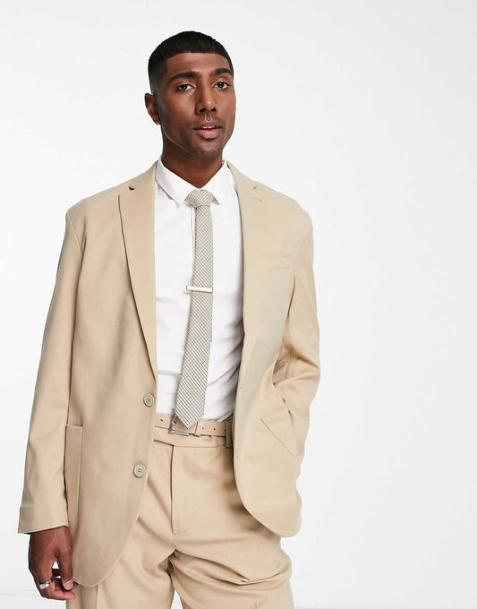Relaxed Fit Suit Jacket