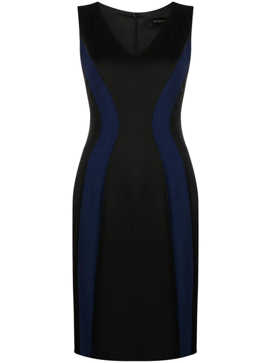 Sleeveless Two-Tone Dress