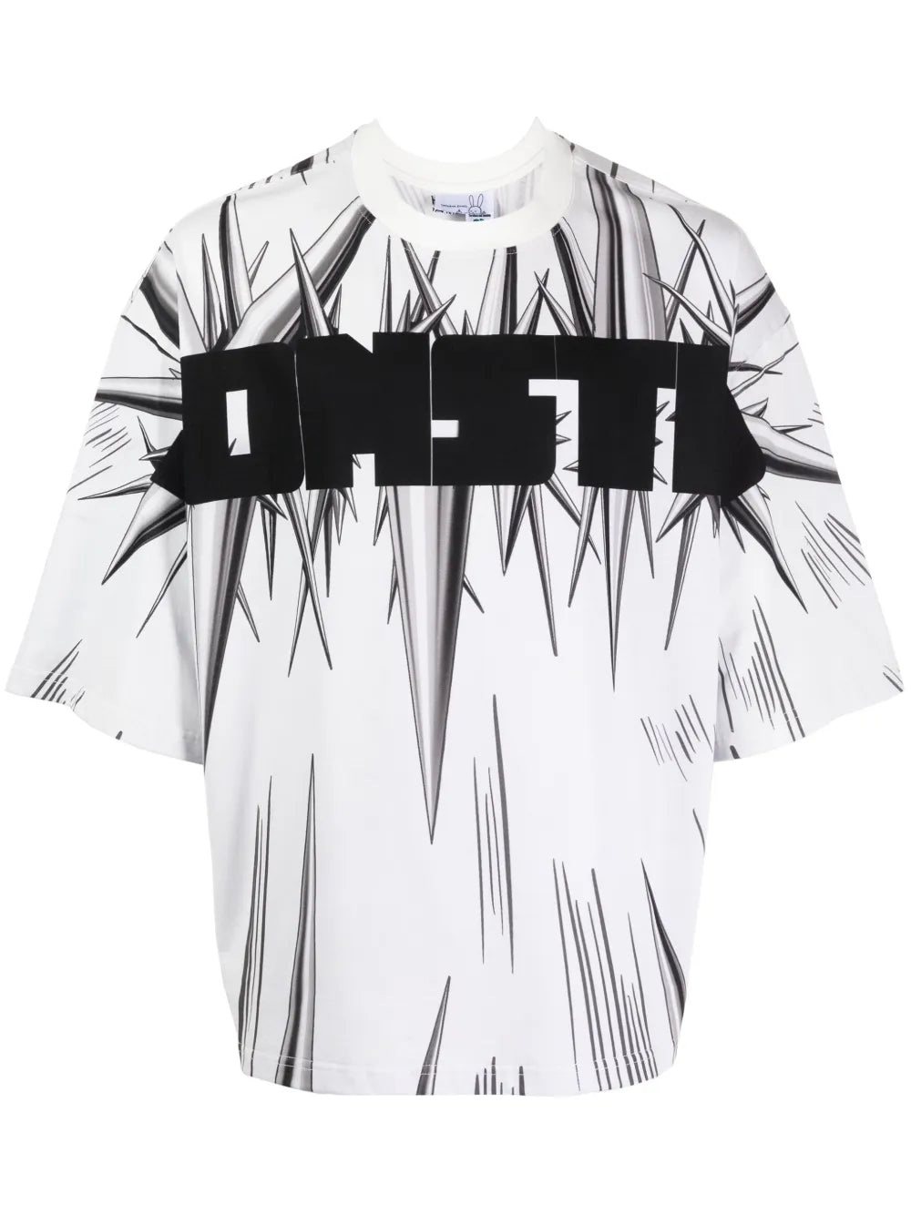 Spikes Logo-Print Cotton T-Shirt