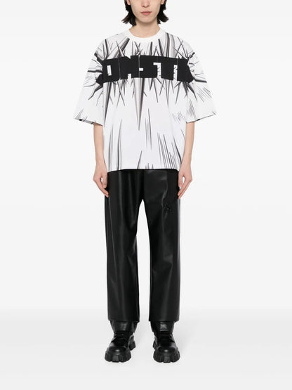 Spikes Logo-Print Cotton T-Shirt