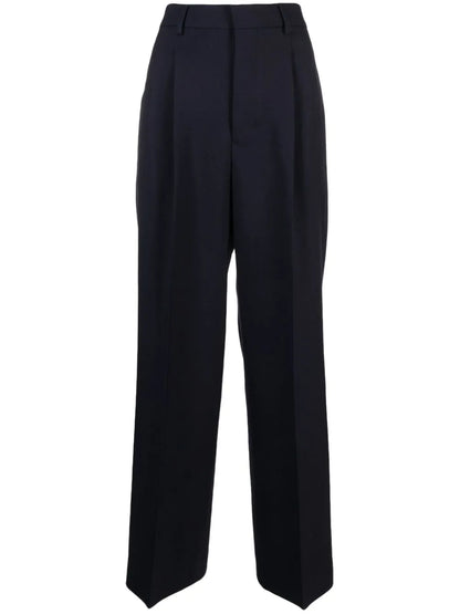 Wide-Leg Tailored Trousers