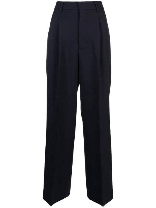 Wide-Leg Tailored Trousers