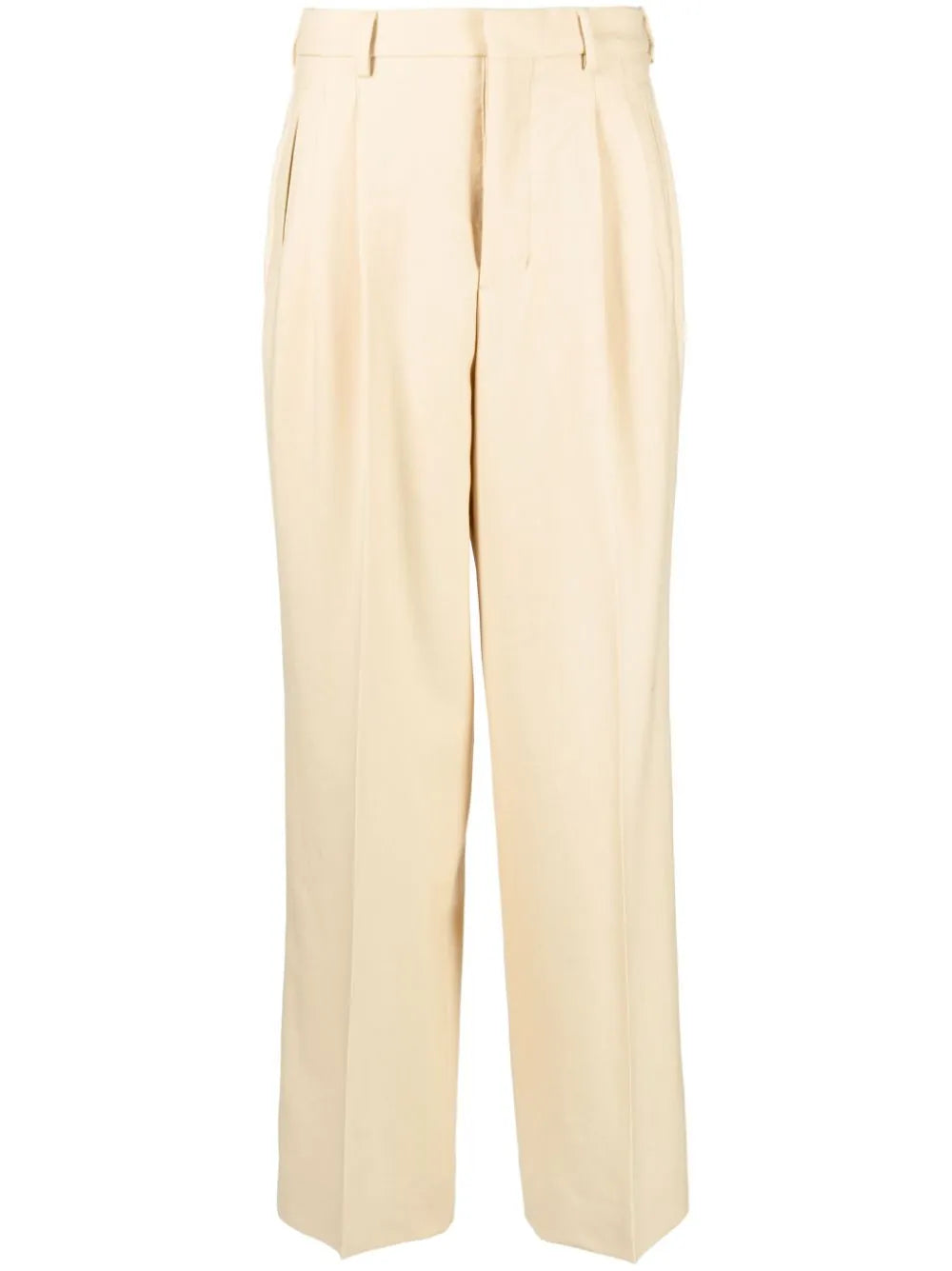 Wide-Leg Tailored Trousers