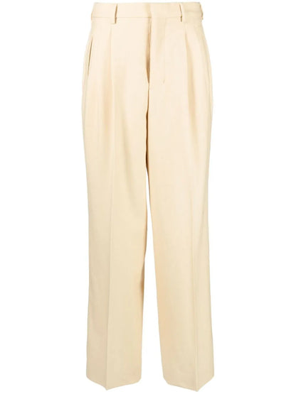 Wide-Leg Tailored Trousers