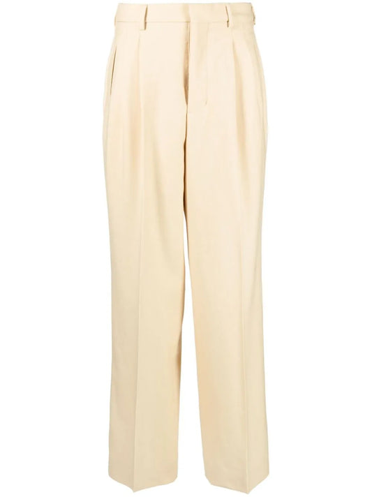 Wide-Leg Tailored Trousers