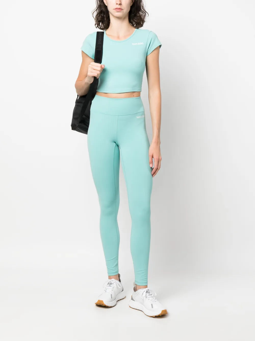 Logo-Print Crop Top