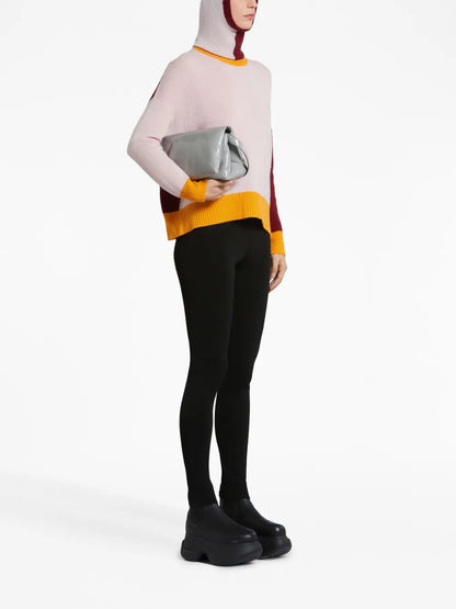 Colour-Block Cashmere Jumper