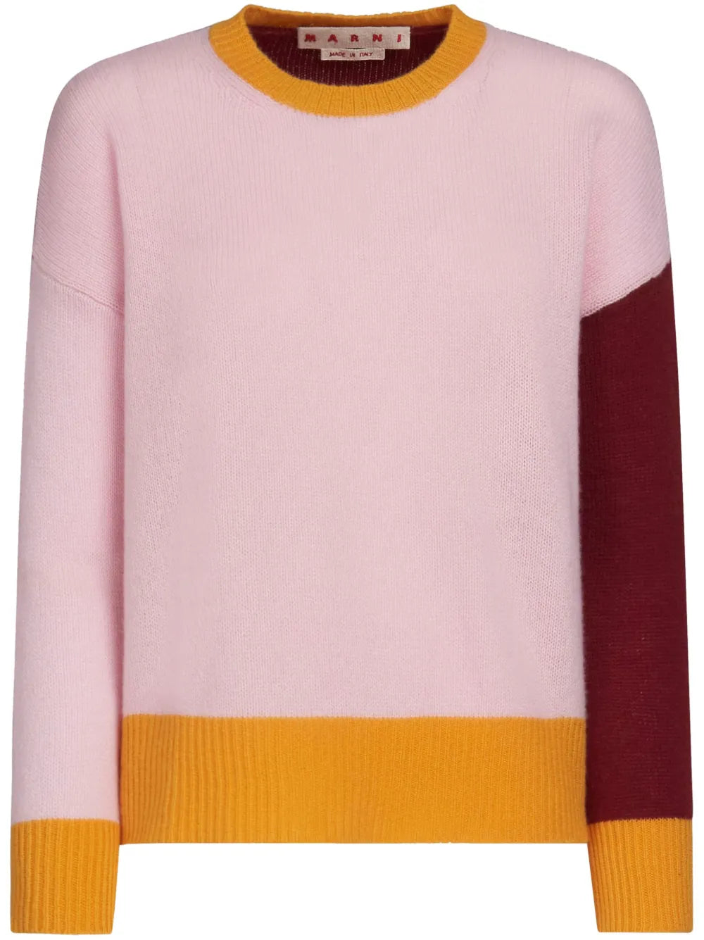 Colour-Block Cashmere Jumper
