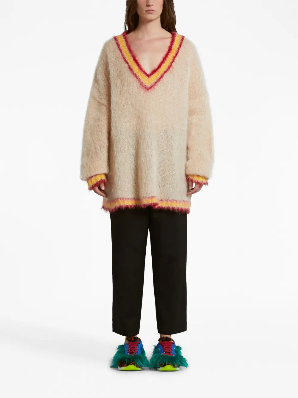 Pleated Wool Trousers