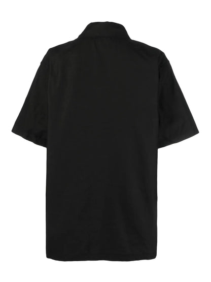 Flap-Pockets Cotton Shirt