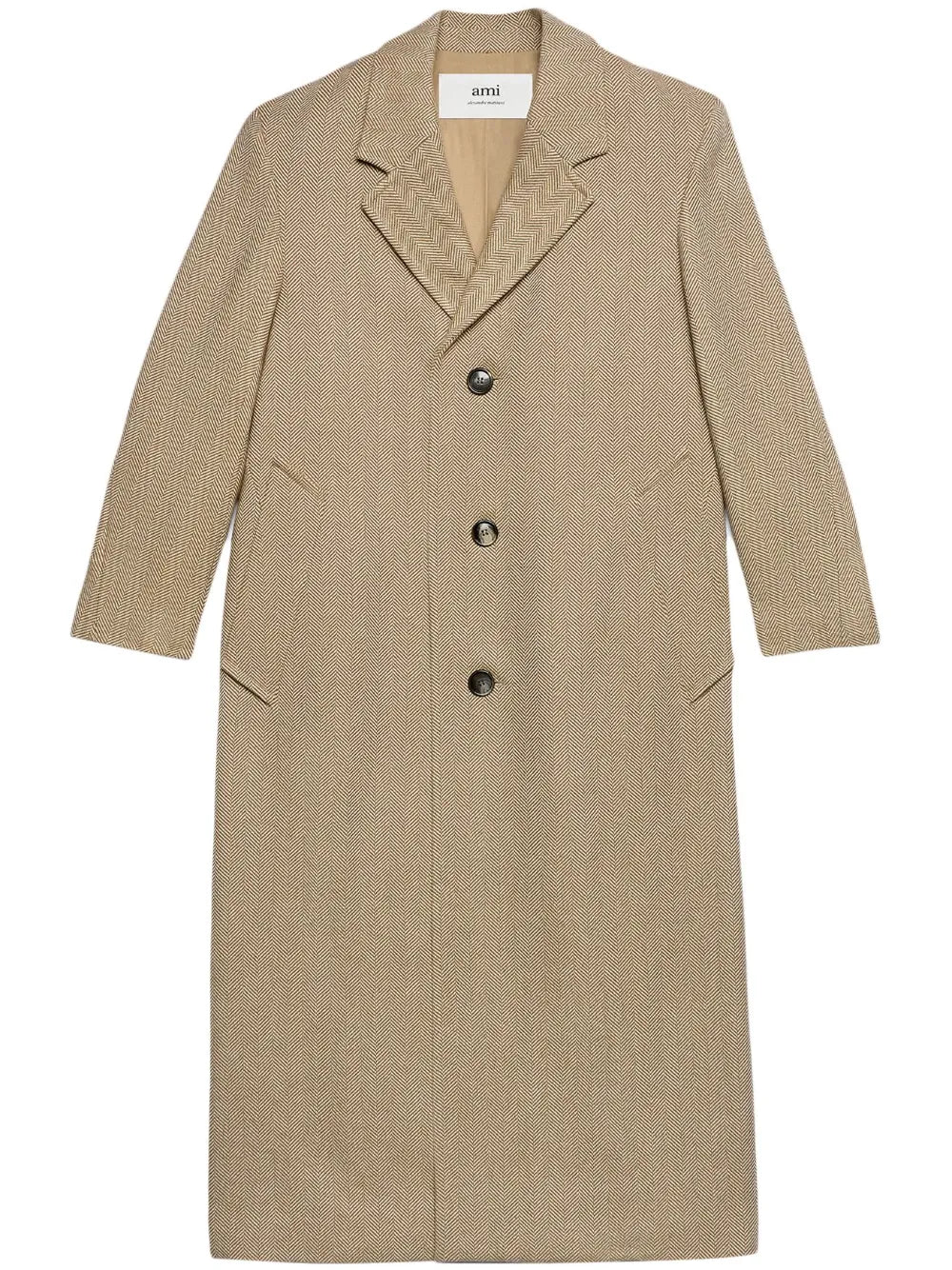 Single-Breasted Long Coat
