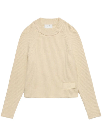 Logo-Patch Knitted Jumper