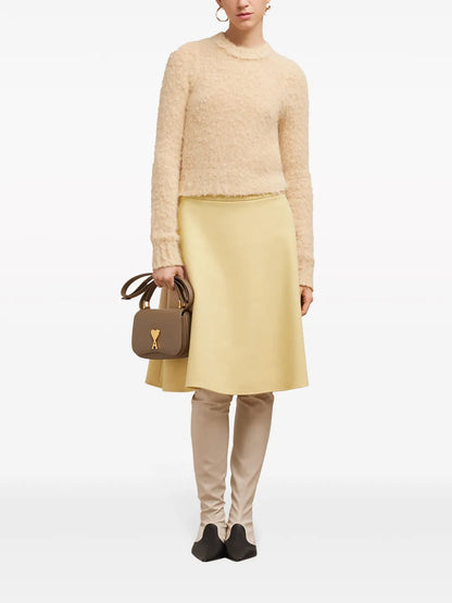 Viring-Wool Blend A-Line Skirt