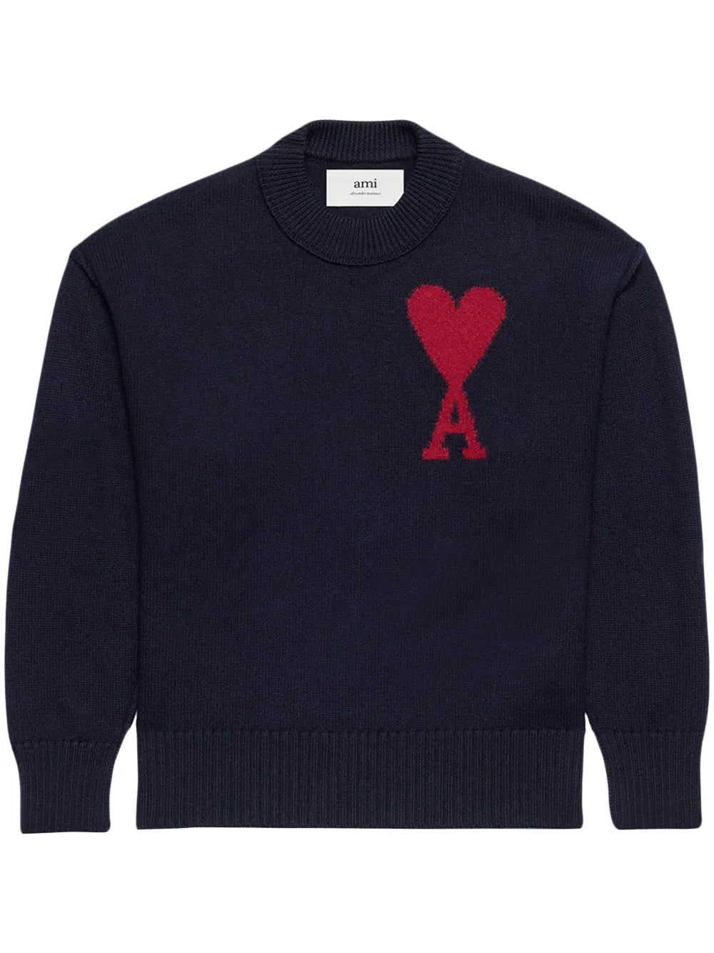 Ami De Coeur Intarsia-Logo Jumper