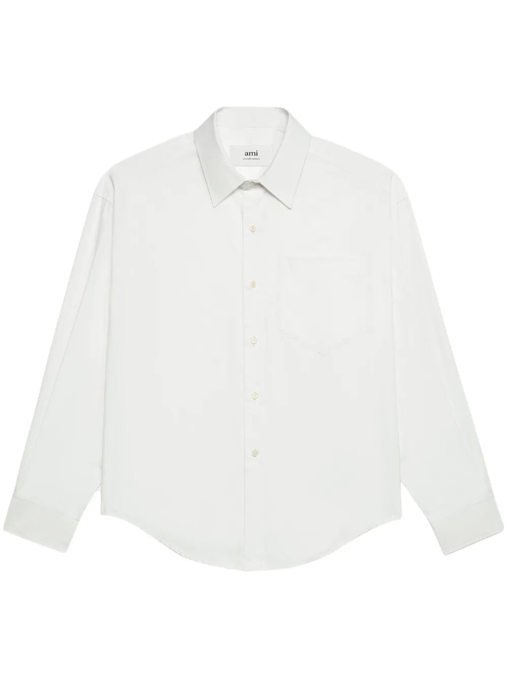 Pocket Long-Sleeve Cotton Shirt
