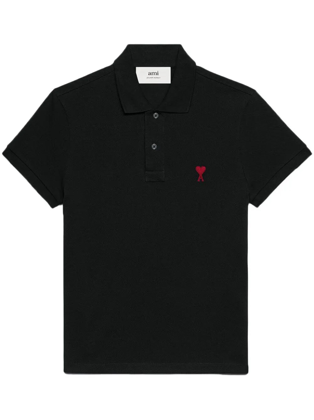 Embroidered-Heart Polo Shirt