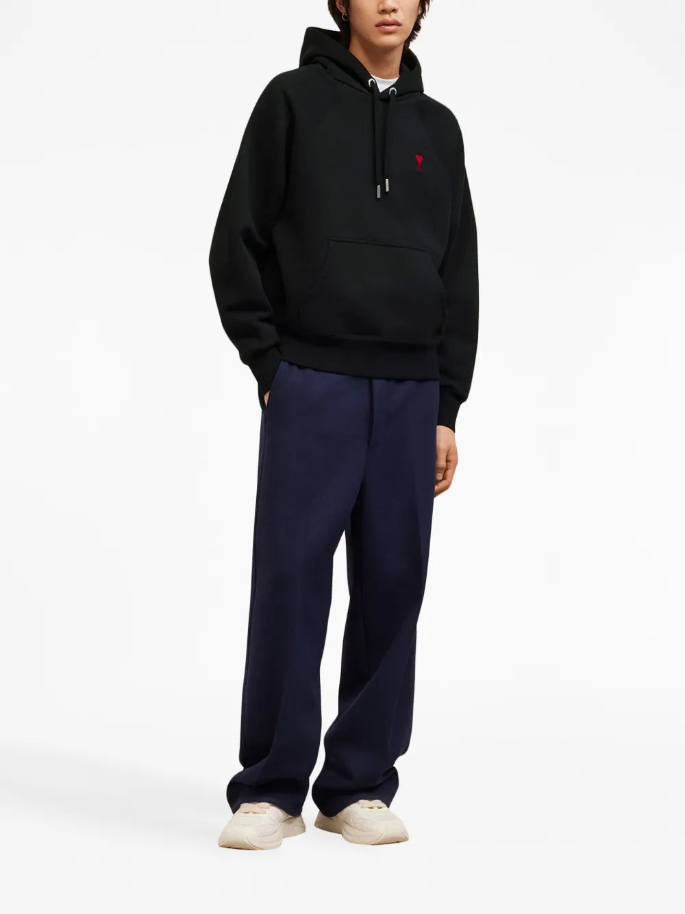 Logo-Embroidered Organic-Cotton Hoodie