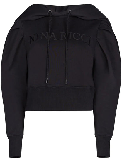 Logo-Embroidered Cotton Hoodie