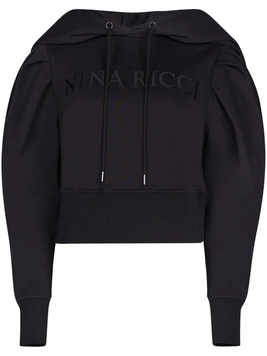 Logo-Embroidered Cotton Hoodie