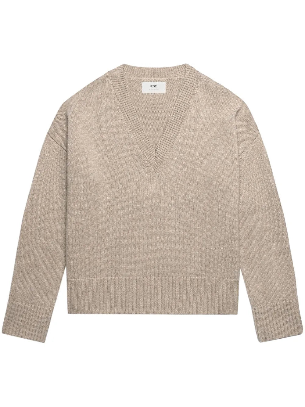 V-Neck Elbow Patches Jumper