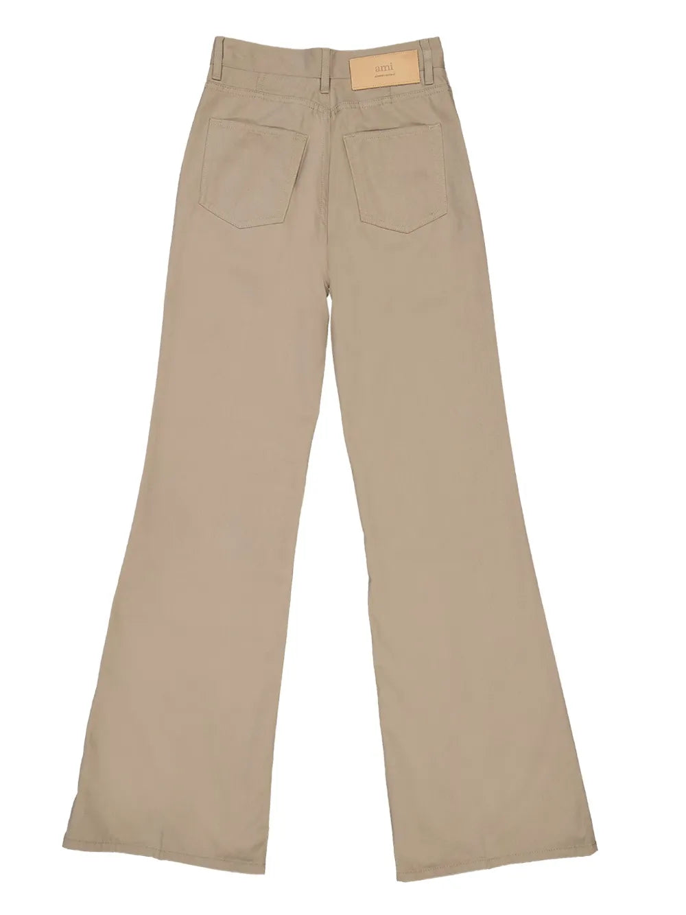 High-Waist Flared Trousers
