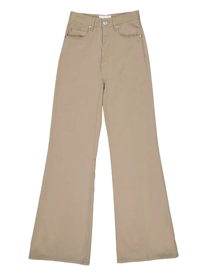 High-Waist Flared Trousers