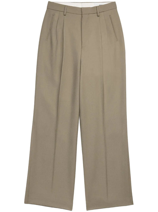 Wide-Leg Tailored Trousers