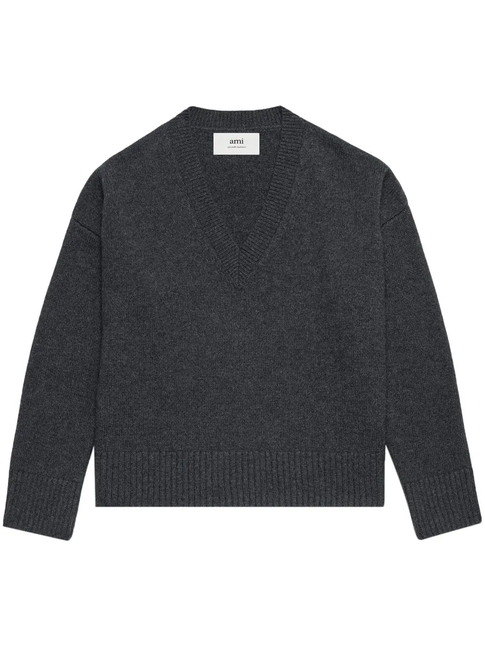 V-Neck Elbow Patches Jumper