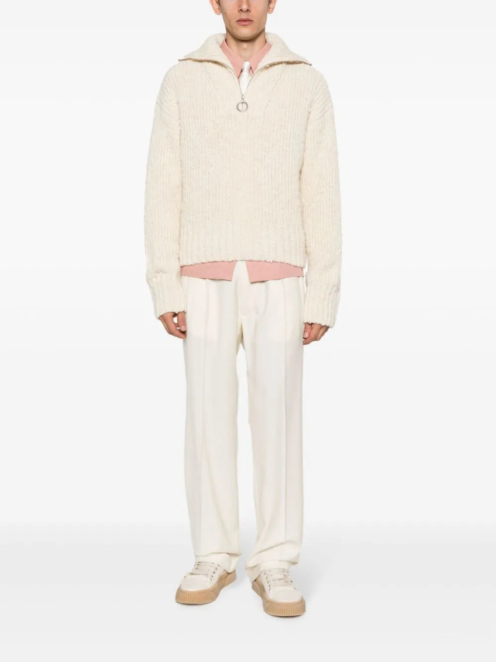 Brushed Half-Zip Jumper