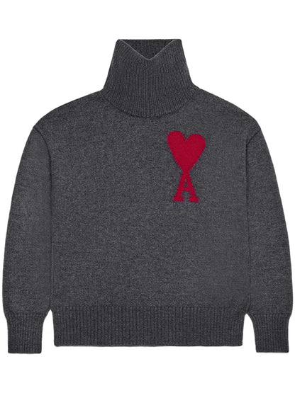 Intarsia-Logo Wool Jumper