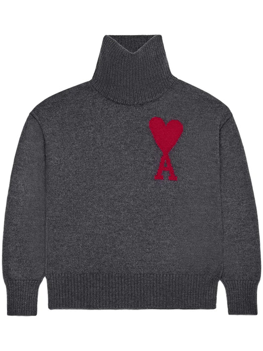 Intarsia-Logo Wool Jumper