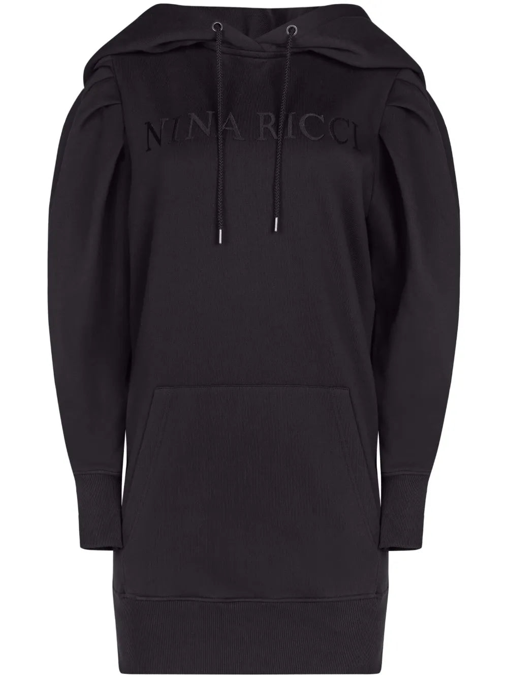 Logo-Embroidered Hooded Dress