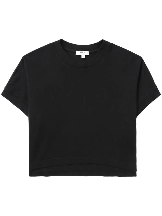 Cropped Cotton T-Shirt