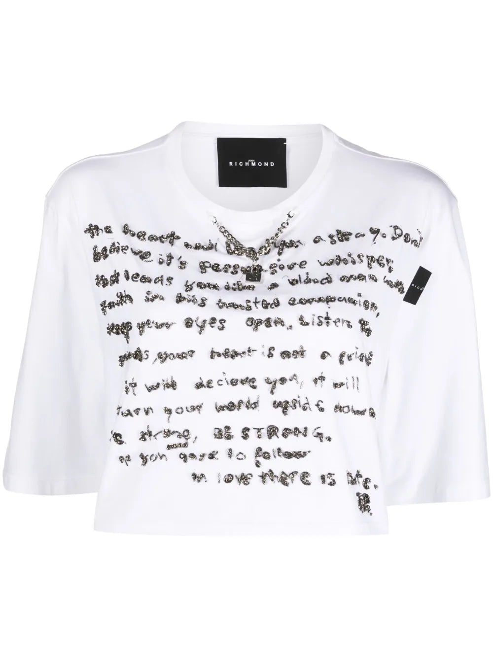 Embellished Cotton T-Shirt