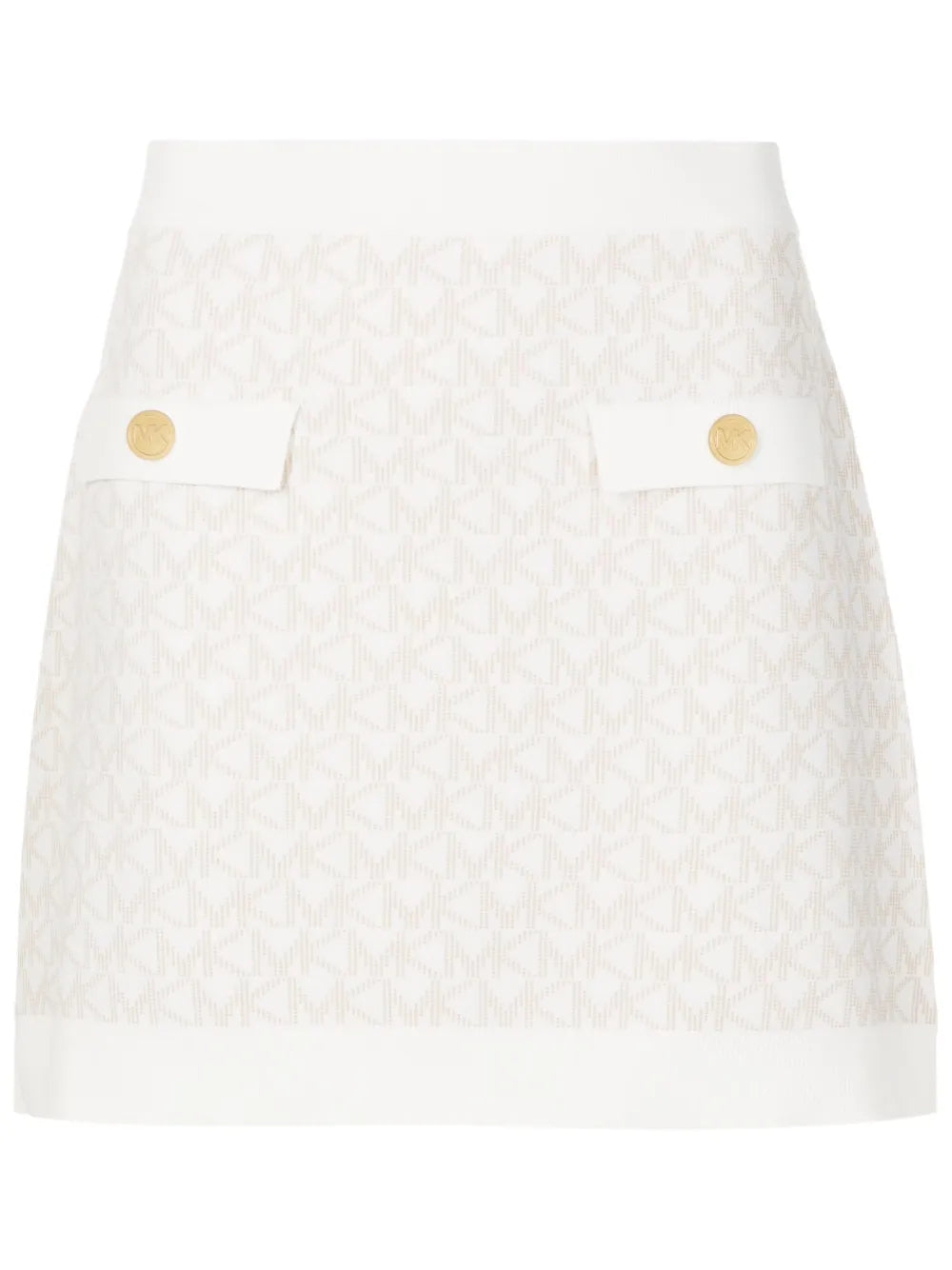 Logo-Jacquard Mini Skirt