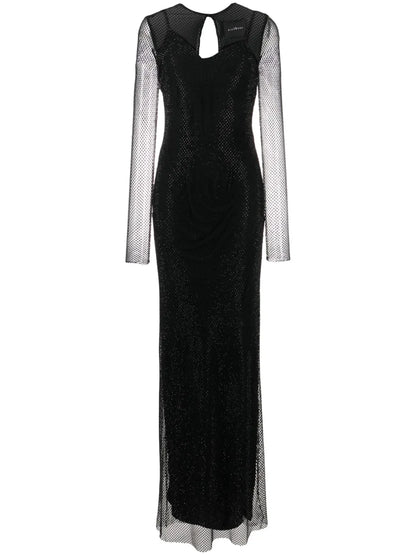 Chini Mesh-Panelled Maxi Dress