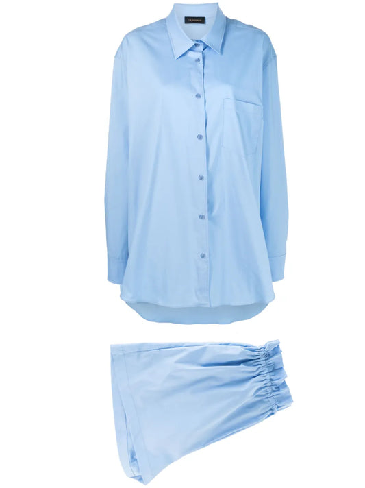 Drawstring Waist Poplin Shorts