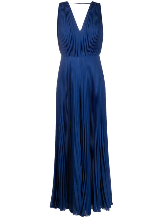 Gennaro Tuxedo Pleated Jumpsuit