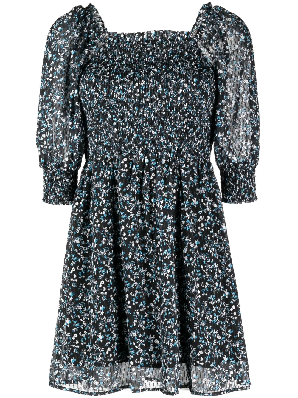 Floral-Print Short Dress
