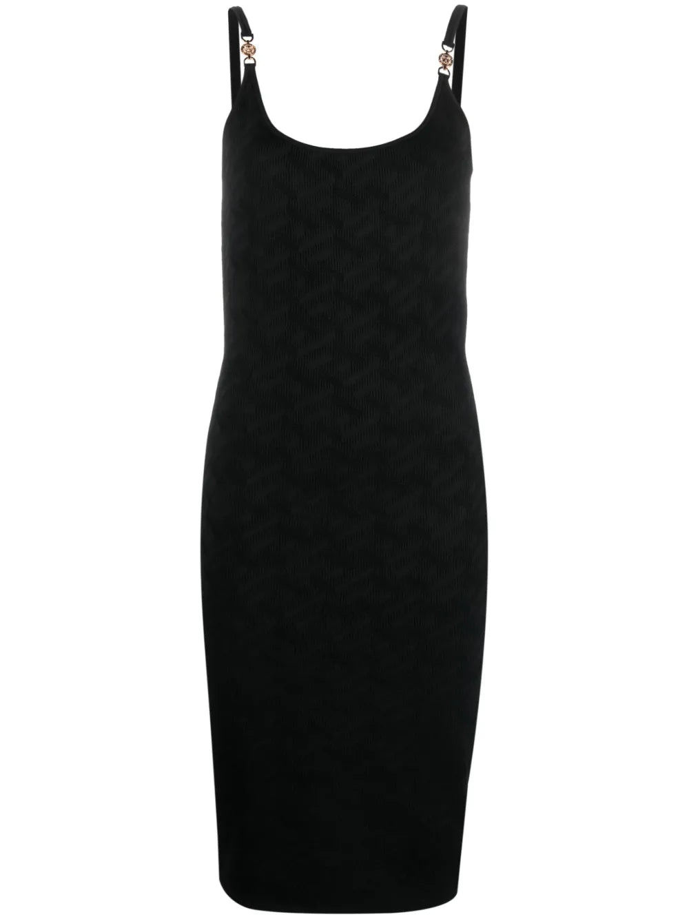 La Greca Knitted Midi Dress