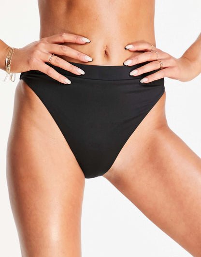 Essentials High Waist Bikini Bottoms