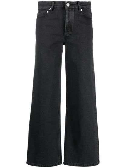 Mid-Rise Cropped Jeans