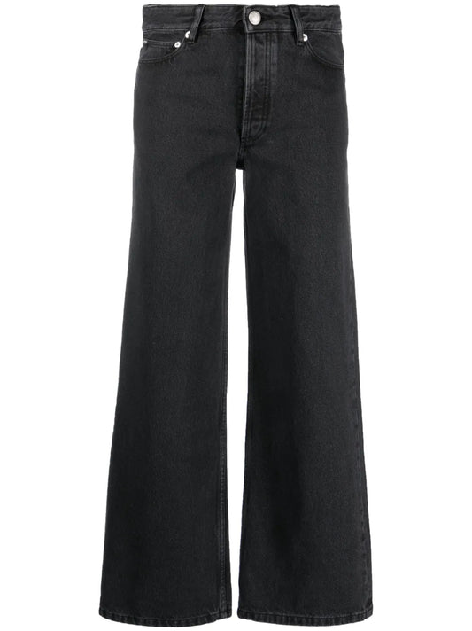 Mid-Rise Cropped Jeans