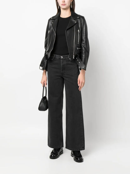 Mid-Rise Cropped Jeans