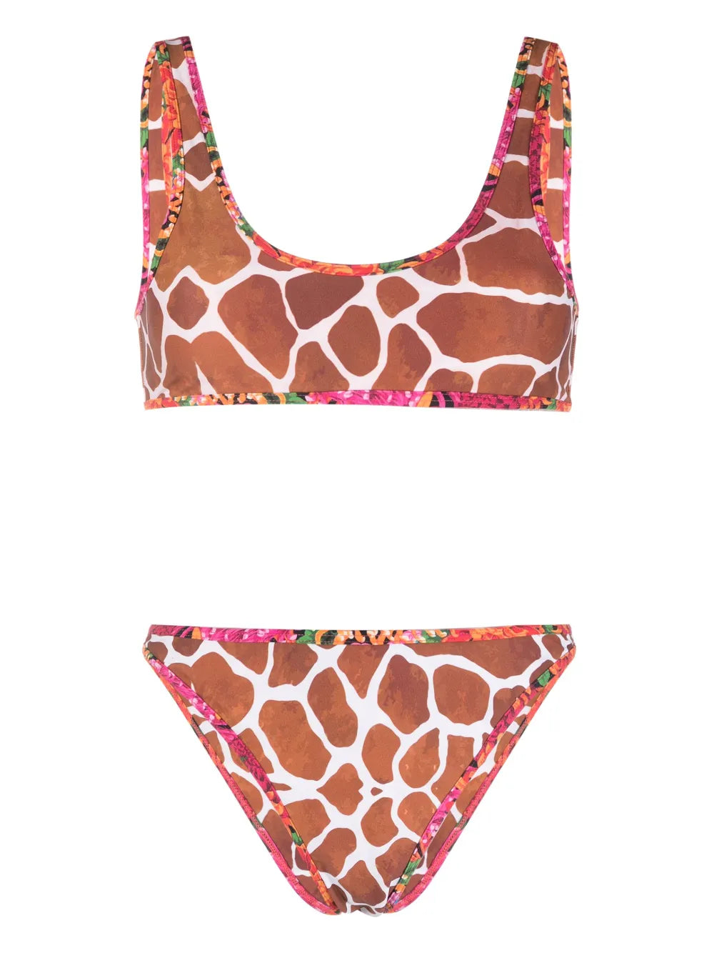 Giraffe-Print Bikini Set